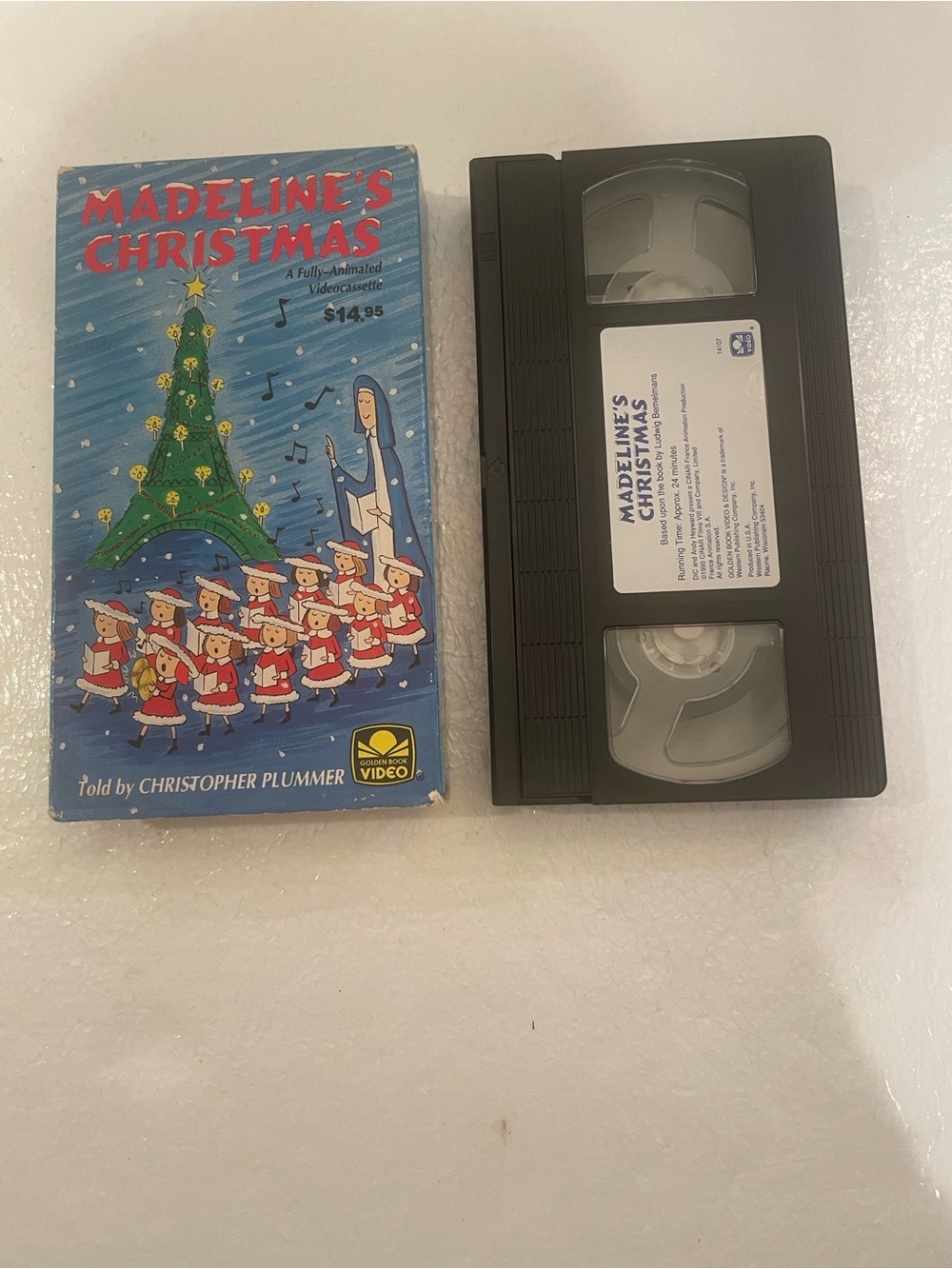 Madeline‘s Christmas Holiday VHS vintage fully animated video cassette